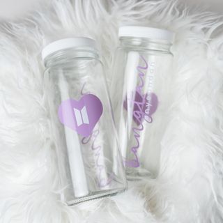 Glass Drinking Jar  (BANGTAN)