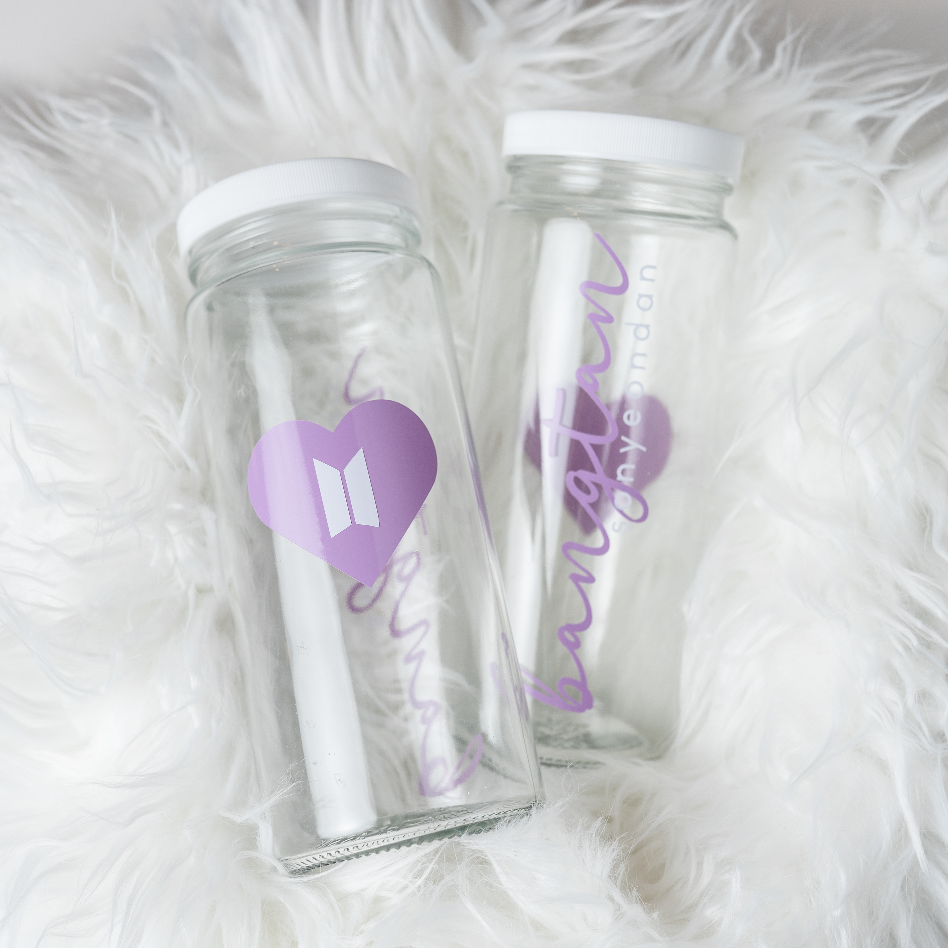 Glass Drinking Jar  (BANGTAN) Main Image