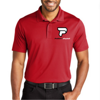 Men's Red Performance Polo Shirt