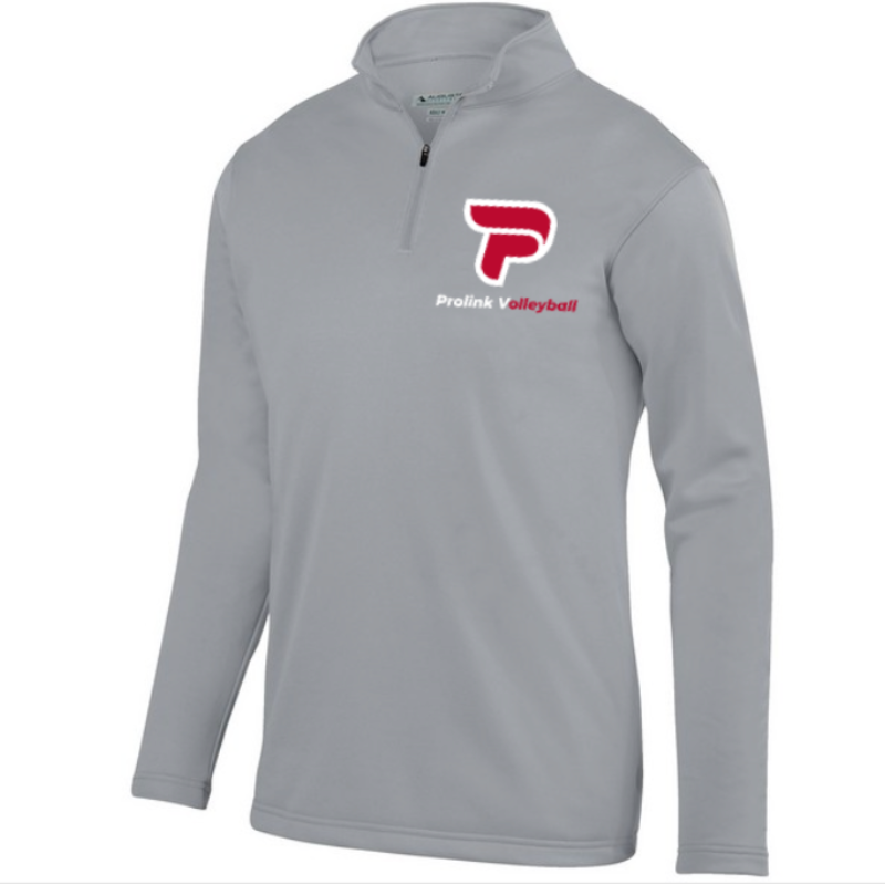 Grey Performance Fleece Quarter Zip