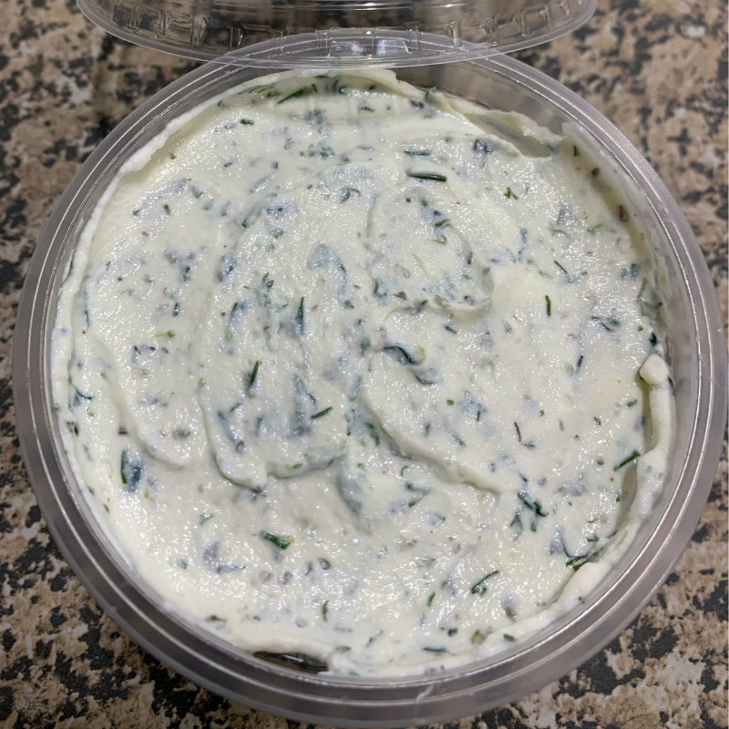 Творог для тостов с зеленью / Patê de ricota com ervas