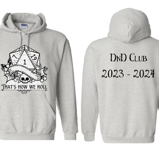 Black DND Club Hoodie