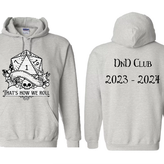 Grey DnD Club Hoodie