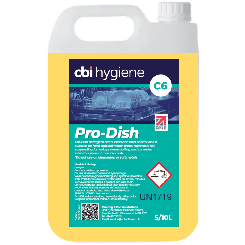  PRO DISH - C6 Automatic Machine Dishwash Liquid - Various Packs.