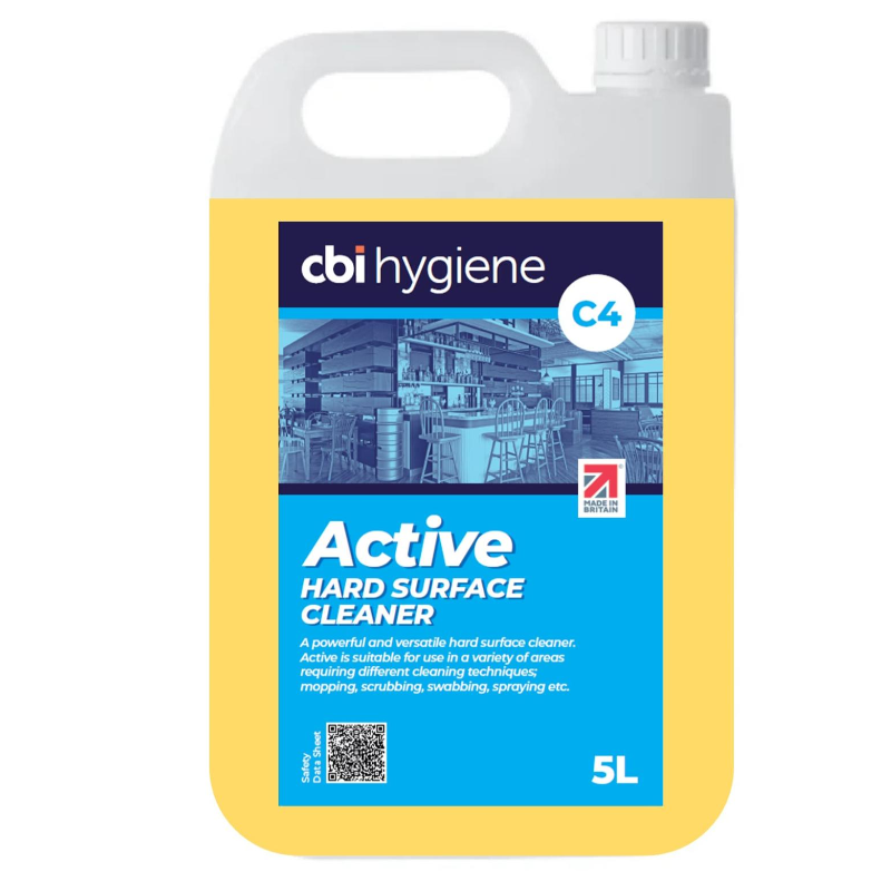 ACTIVE -  C4 Hard Surface Cleaner - 2 x 5 Ltr