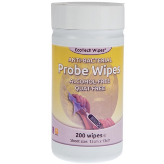 Alcohol-Free Quat-Free Food Probe Wipes (Pack of 200)