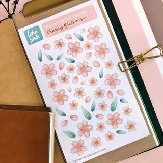 Watercolour Series - Cherry Blossoms