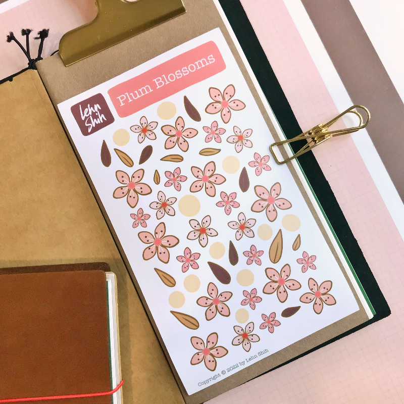 Spring Florals New Edition - Plum Blossoms