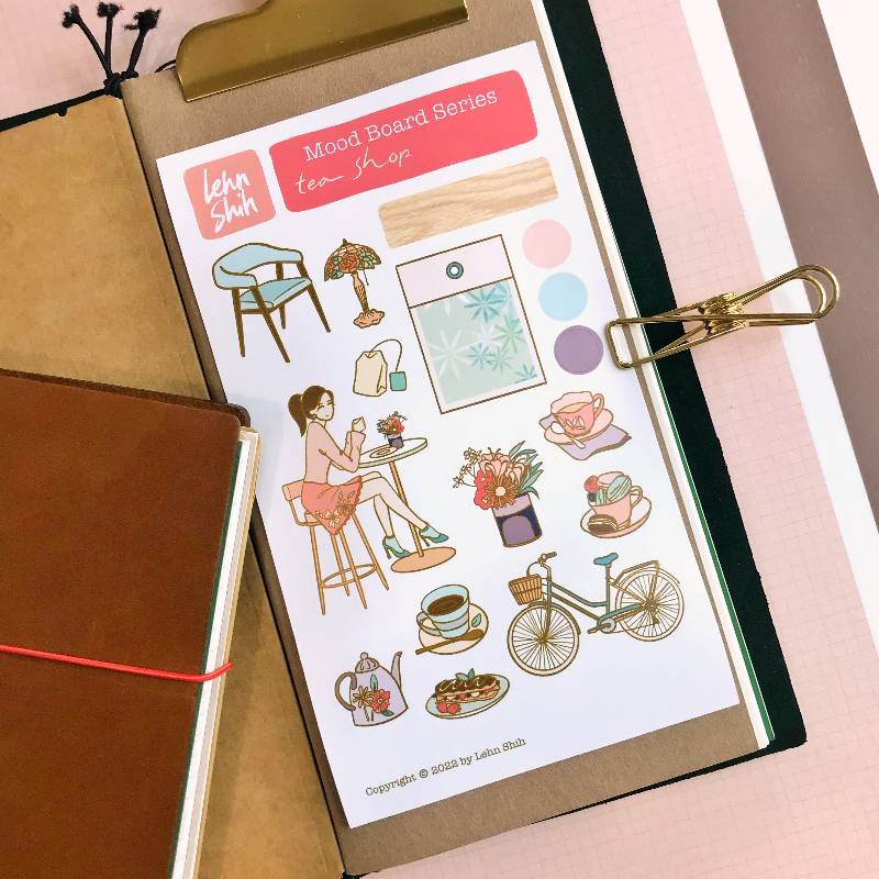 Mood Board Series - Tea Shop