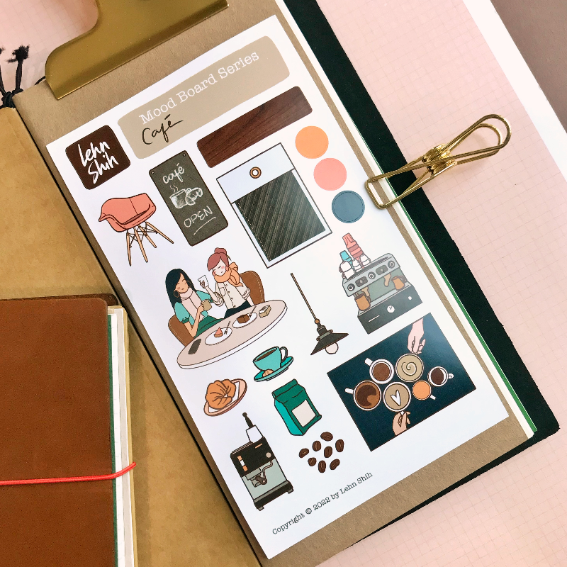 Mood Board Series - Café 