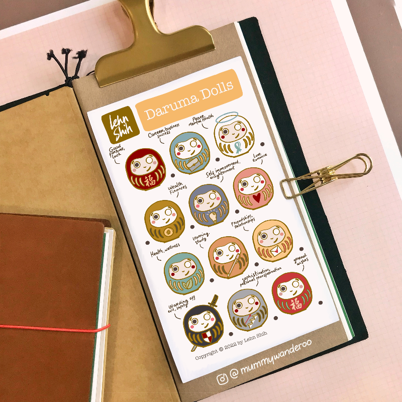 Lucky Daruma Dolls
