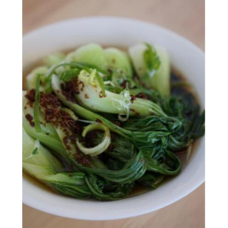 POACHED PAK CHOY