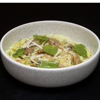 CRAB AND PEA RISOTTO