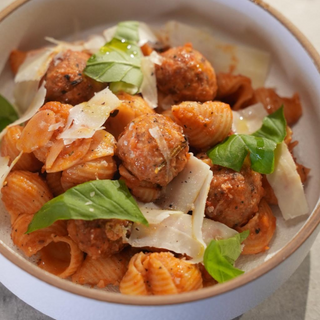 CONCHIGLIE CHICKEN MEATBALLS IN POMODORO *Hot Favourite*