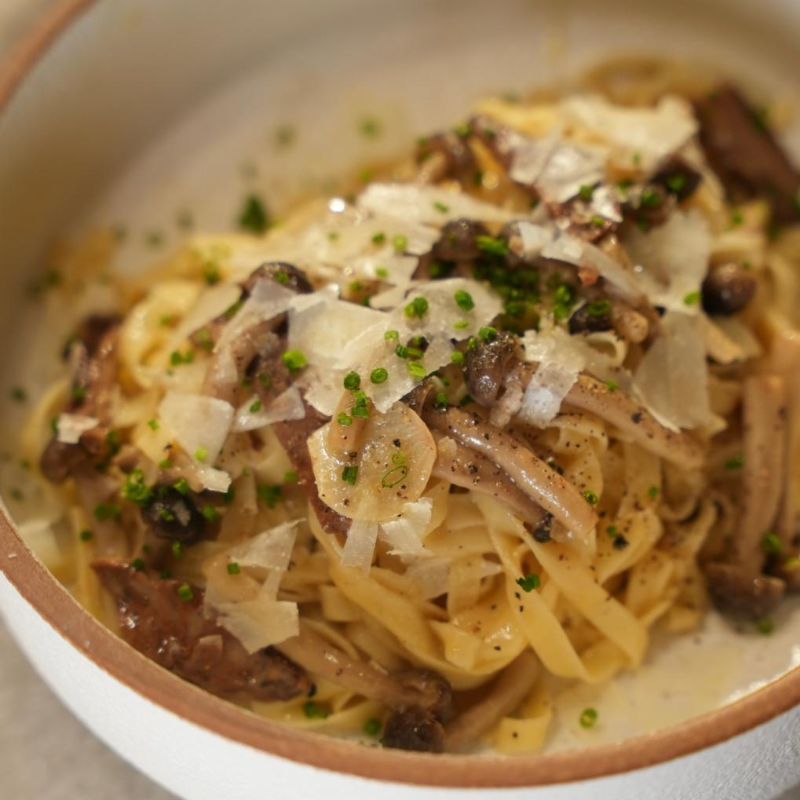 TAGLIATELLE MUSHROOM BUTTER SAUCE 
