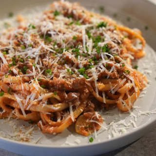 TAGLIATELLE BEEF BOLOGNESE