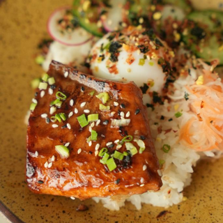 SALMON TERIYAKI DON