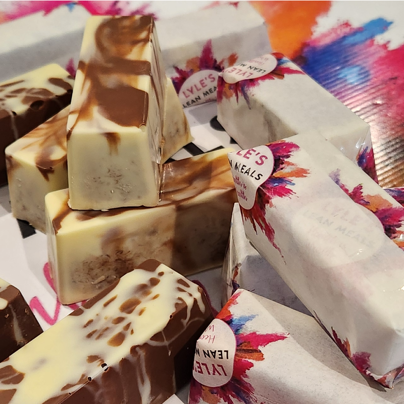 Wht choc & biscof bar 