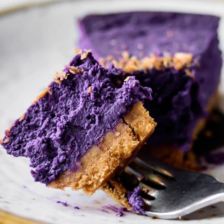 Ube cheesecake