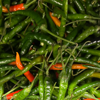 Hot Green Chilly (എരുവുള്ള പച്ചമുളക്) - 250 g Bag