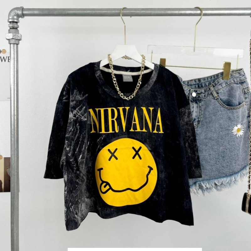 Nirvana Crop Top Main Image