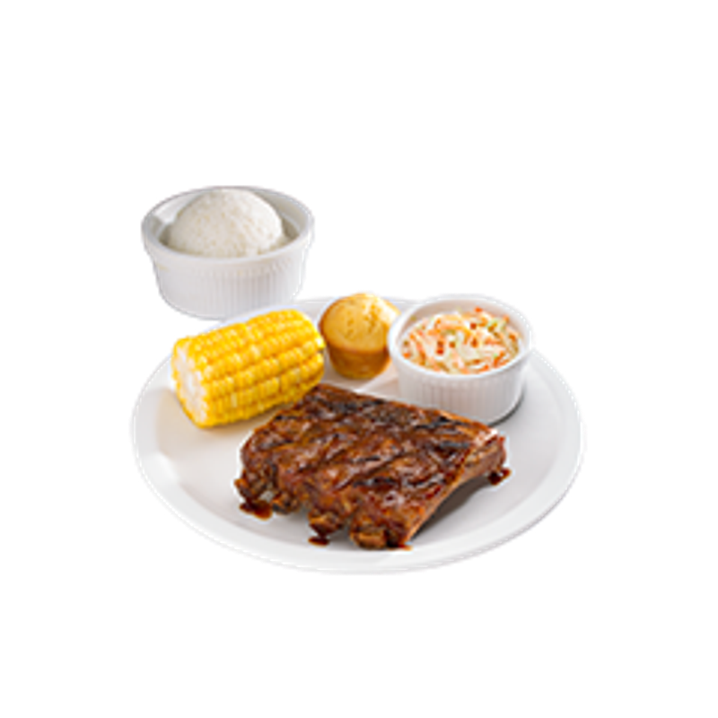 Solo B Honey Bourbon Rib Plate