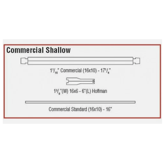 Commercial shallow frames (Pack of 50)