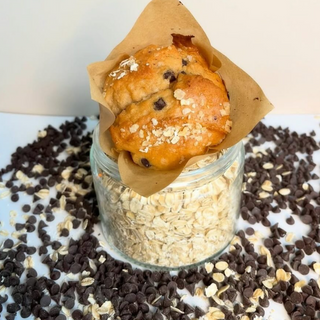 HOMEMADE Oatmeal CC with Sea Salt Protein Muffins