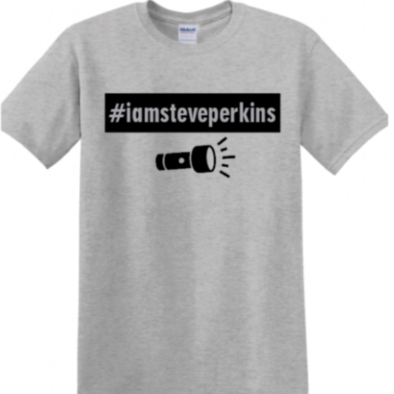 Grey #iamsteveperkins Shirt Main Image