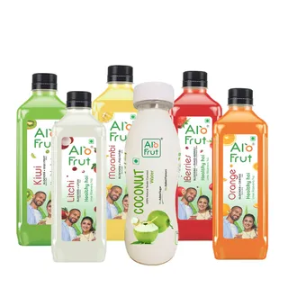 Alofrut Assorted Beverages 200 ml (Pack of 6)