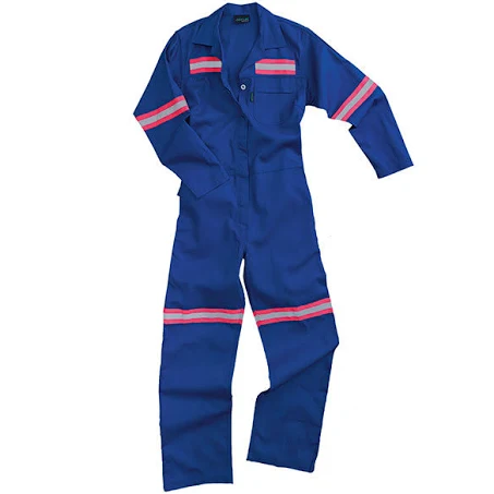 Women J54-Reflective-Boiler-Suit-Royal-Blue