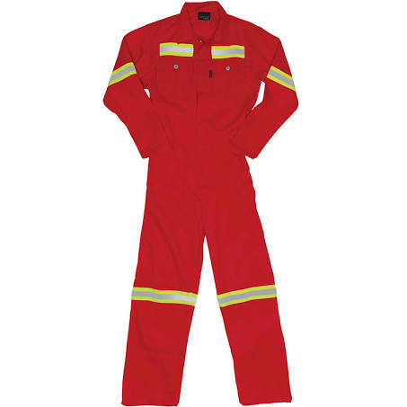 JAVLIN J54 Reflective Boiler Suit MADE TO SABS SPEC WHITE  RED ORANGE AND YELLOW OR ROYAL BLUE