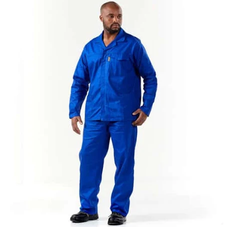 DROMEX Polycotton CONTI SUIT 80/20 sizes 30 to 64 ROYAL BLUE  BLACK ORANGE  GREY  KHAKI  NAVY BLUE  WHITE  EMERALD GREEN  RED