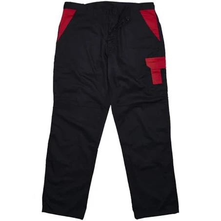 Two-Tone-Polycotton-Utility-Cargos-Black-Red