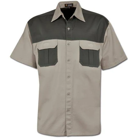 Delta-Two-Tone-Bush-Shirt-Stone-Olive