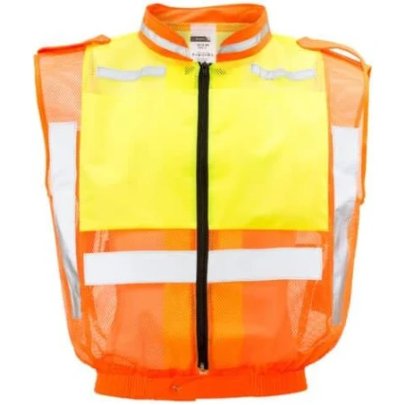 DROMEX ORANGE OR LIME Rubberized (reflective tape)  Small to 5XL & 7XL