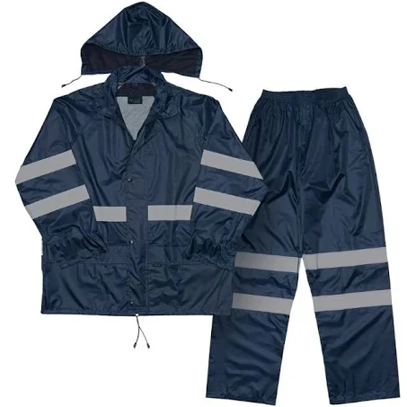 JAVLIN Navy With Ref.Tape Rainsuit