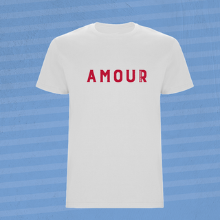 T-shirt Blanc Homme "Amour Rouge"