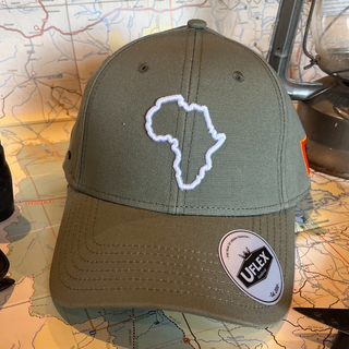 Africa Light Olive Cap 6 Panel Snapback