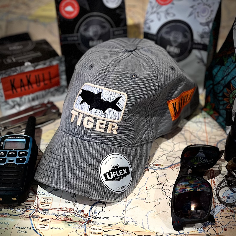 Tiger Grey Cotton Soft Cap Main Image