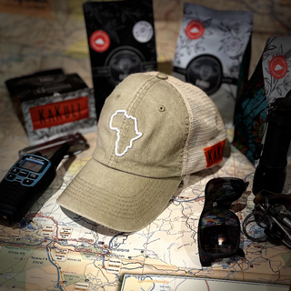 Africa Khaki Truckers Cap