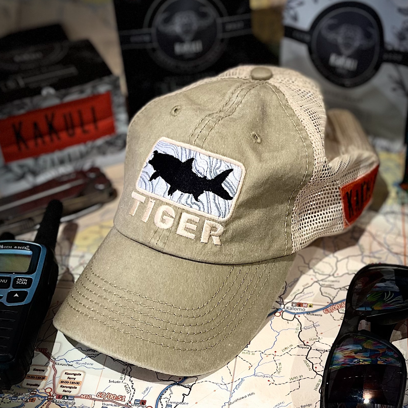 Tiger Khaki Truckers Cap Main Image