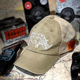 Rhino Khaki Truckers Cap