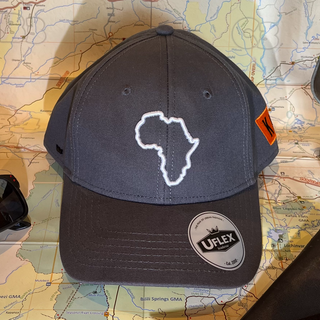 Africa Gray Cap 6 Panel Snapback