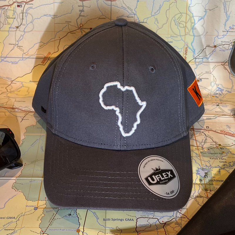 Africa Gray Cap 6 Panel Snapback Main Image