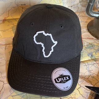 Africa Cap Charcoal Wax Cotton Canvas