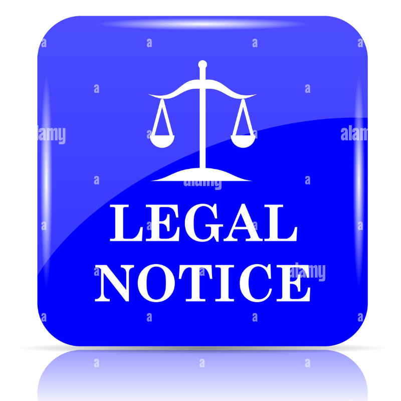 Legal notice Main Image