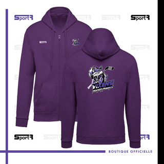 Sweat Zippé - Violet