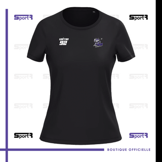 T-shirt Coton - Noir (Femmes)