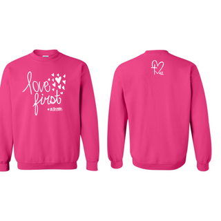 Pink Crewneck Sweatshirt (Design 1)  Image